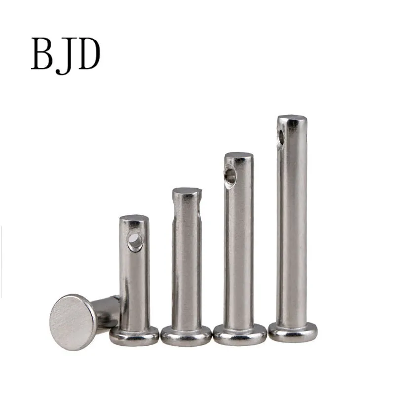 20 шт. M3/M4/M5/M6/M8/M10 304 шпилька из нержавеющей стали плоская головка цилиндрический