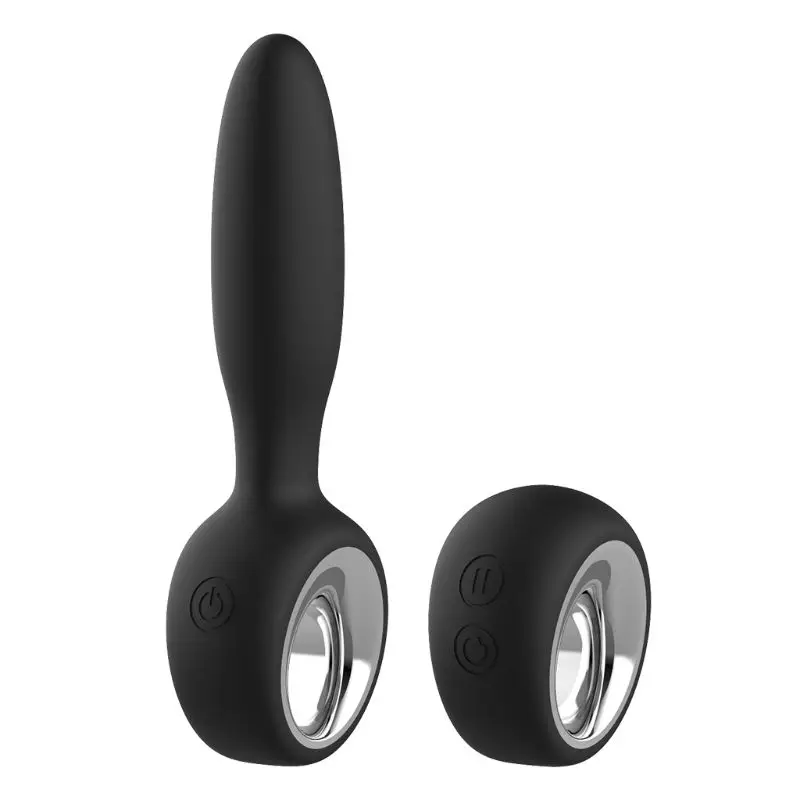Remote Control Penis Delay Ejaculation Cock Vibrating Ring Dual Penetration G spot Stimulator font b Dildo