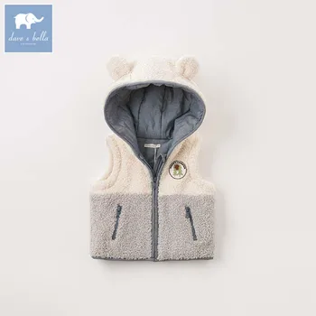 

DBA7835 dave bella boys autumn winter padding vest children sleeveless coat baby lovely high quality outerwear
