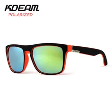KDEAM 2016 Polarized Sunglasses Men Women Brand Designer Sport Sun Glasses 6 Colors UV400 Driving Fishing