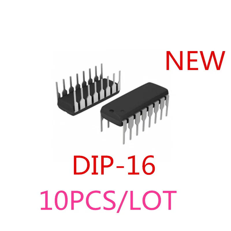 10pcs CD74HC4053 74HC4053 MUX//DEMUX TRIPLE 2X1 16DIP NEW