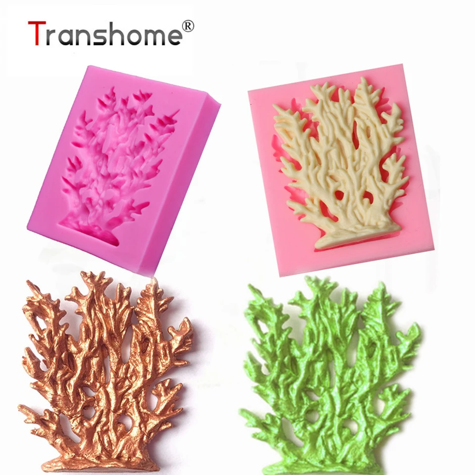 Transhome 1 шт. силиконовая форма Коралловая Форма 3D для торта Сахар ремесло