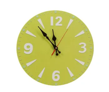 

Green Large Decorative Round Wall Clock Kitchen European Retro Wall Clock Modern Design Silent Wanduhr Decorative Clock 50w350