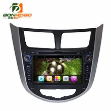 7″Quad Core 1024*600 Android 6.0 Car DVD GPS Player For Solaris Verna Accent Car PC Headunit Car Radio Video Player Navigation