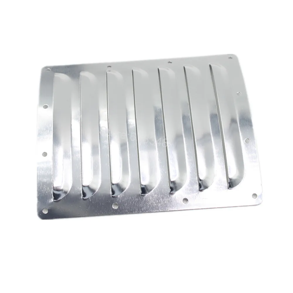 

10pcs /Lot Large Coolig Fin Vent Radiating Heat Sink Thermal Slug L120x100x0.5mm RC Airplane Part Black /Sliver
