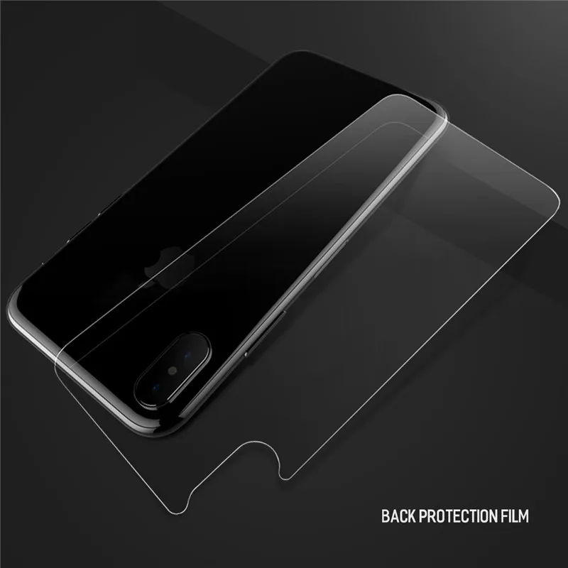  ROCK Zurück Screen Protector Für iphone X 10 012 MM Weiche Zurück Film Scratch-freies Schutz Film f