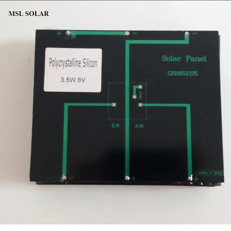 10 шт. x 6 в 3,5 Вт солнечная панель портативный мини-модуль солнечной энергии панель для DIY светильник на солнечных батарейках игрушки телефон зарядное устройство солнечные батареи
