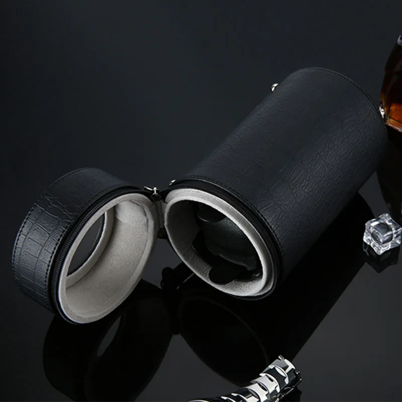 

2019 NEW Watches Winders Black Automatic Cylinder Single Watch Winder Mute Box Watch Case Storage Display Box Gift Caixa EU Plug