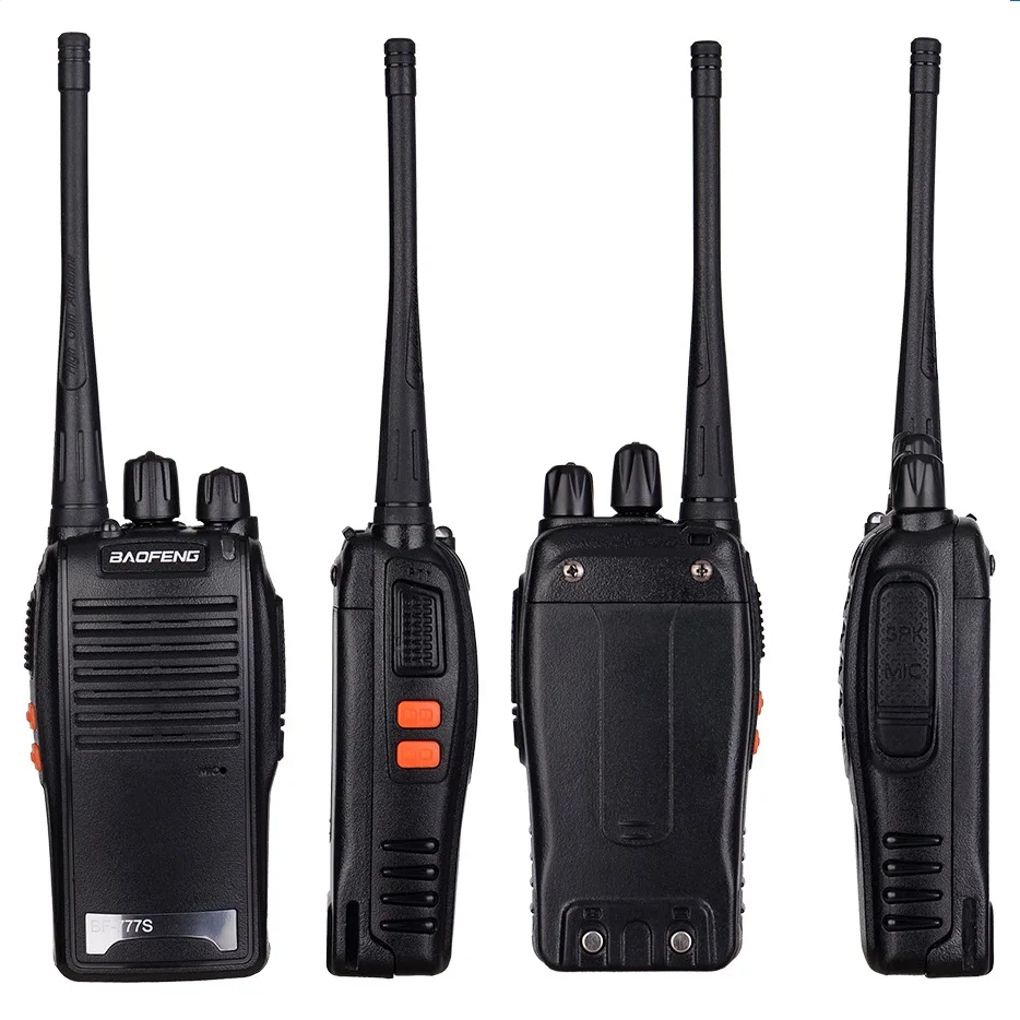Baofeng BF 777S иди и болтай Walkie Talkie UHF Портативный CB радио ptt bf 888s USB двухстороннее C1