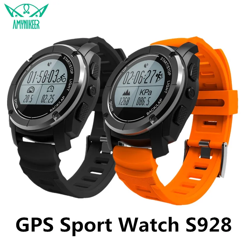 

AMYNIKEER S928 GPS smart bracelet Bluetooth wristband climbing heart rate altitude running monitor speed outdoor running watch