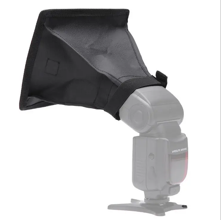 Flash Diffuser Reflector Softbox Professional Mini Photo Diffuser Round Square Soft Light Box for Canon Nikon Sony Camera flash diffuser camera softbox