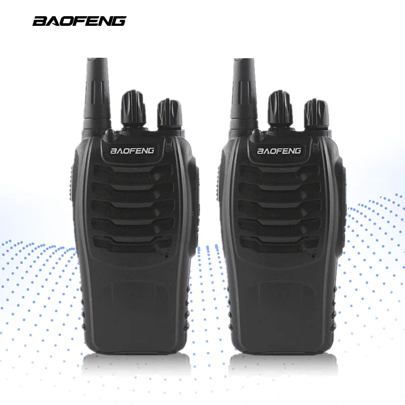 

2-PCS BAOFENG BF-888S Walkie Talkie UHF FM Transceiver Handheld Interphone 400-470MHz Two Way Portable CB Radio Long Distance