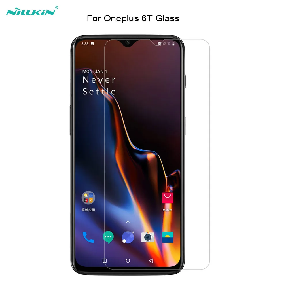 

For oneplus 7 Glass Nillkin 9H Amazing H+ Pro 2.5D 0.2 mm Tempered Glass phone Screen Protector For oneplus 6t OP7 Phone cover