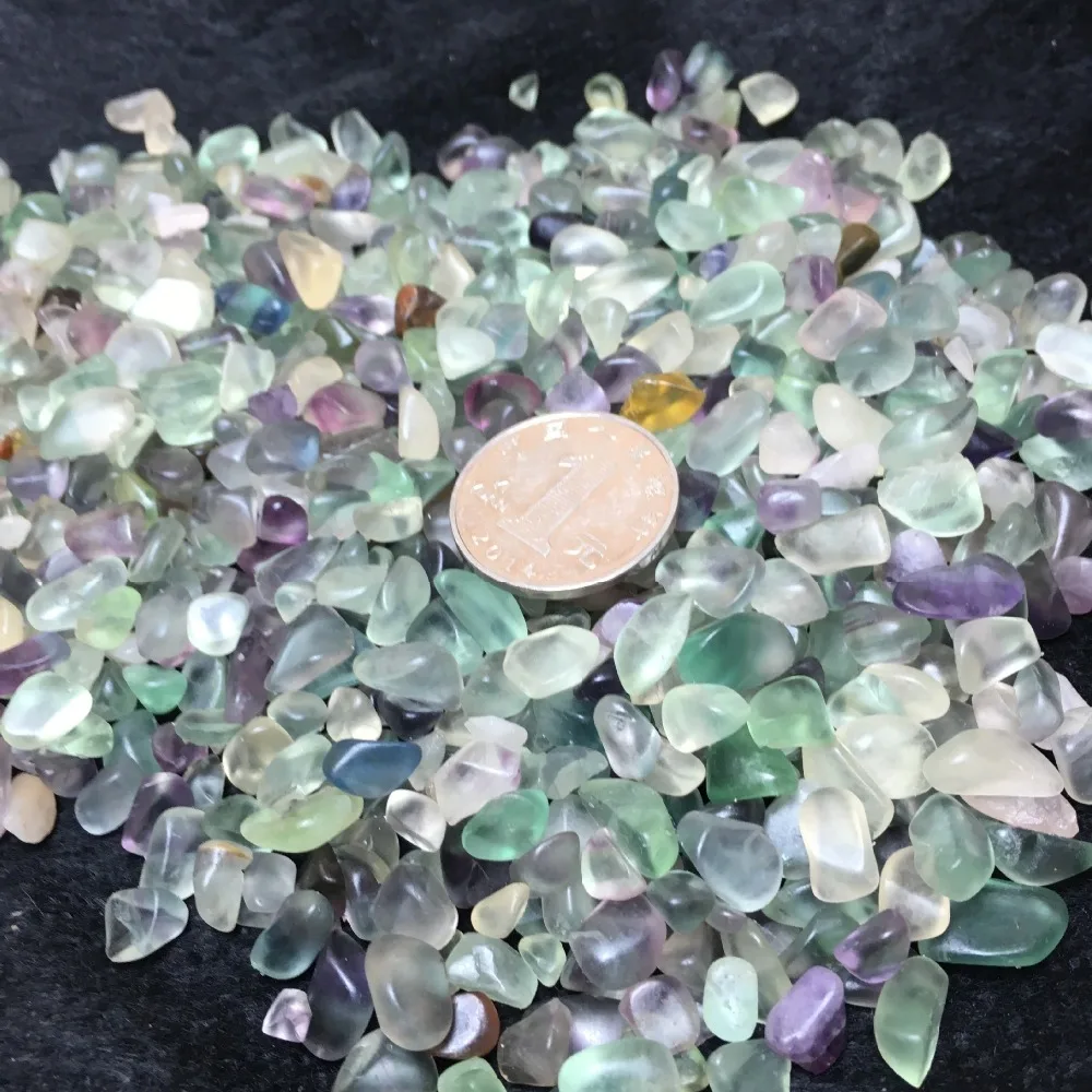 

50g Natural Fluorite Quartz Crystal Stone Rock Rough Polished Gravel Specimen natural stones and minerals happy fish tank stone