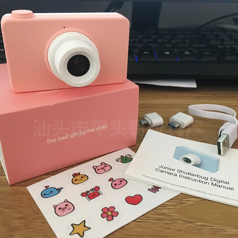 Цифровая HD фотокамера для детей s Mini Fun мультяшное животное маленькая камера