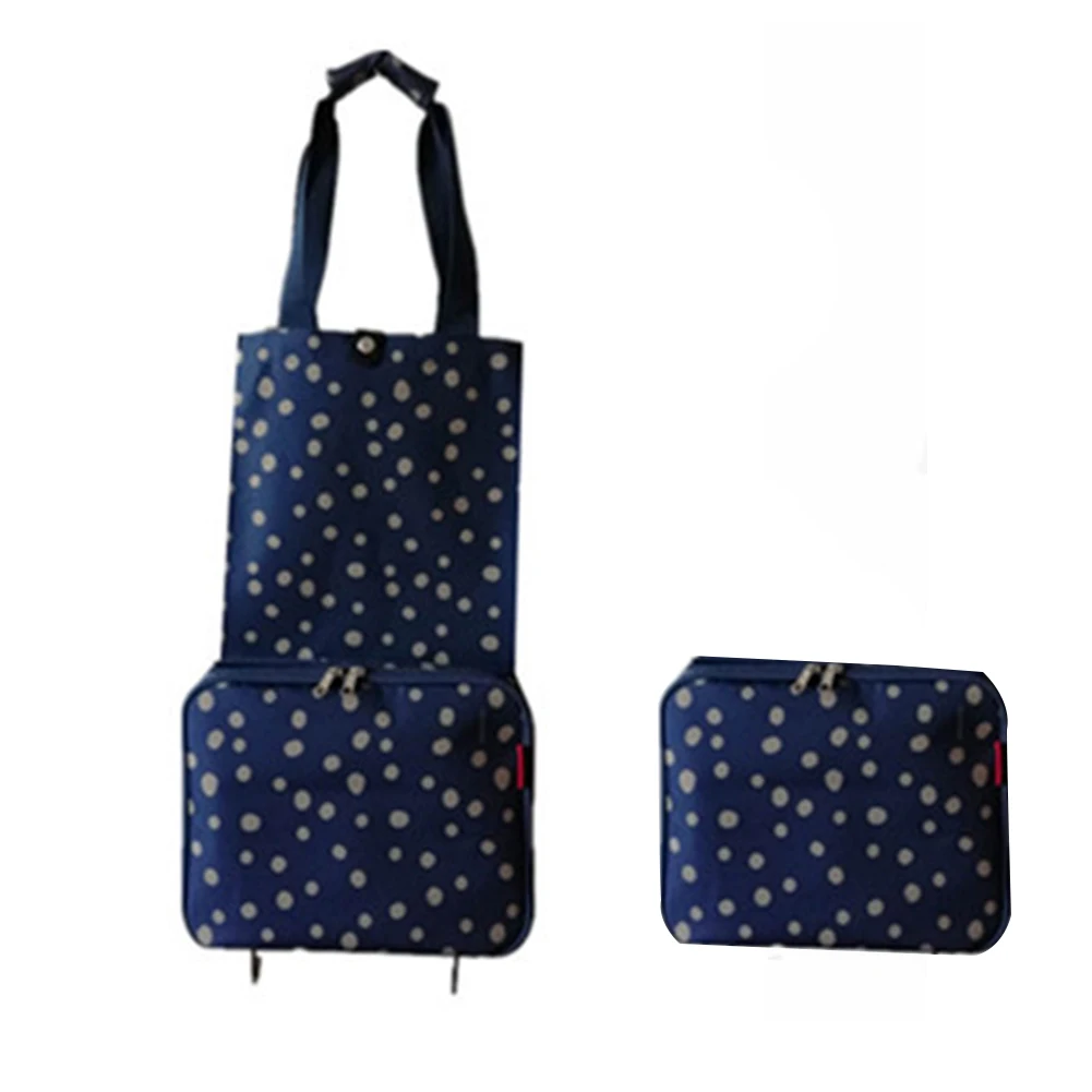 

With Handle Stretching Organizer Large Capacity Portable Shopping Bag Labor Saving Foldable Durable On Wheels Tug Package Travel