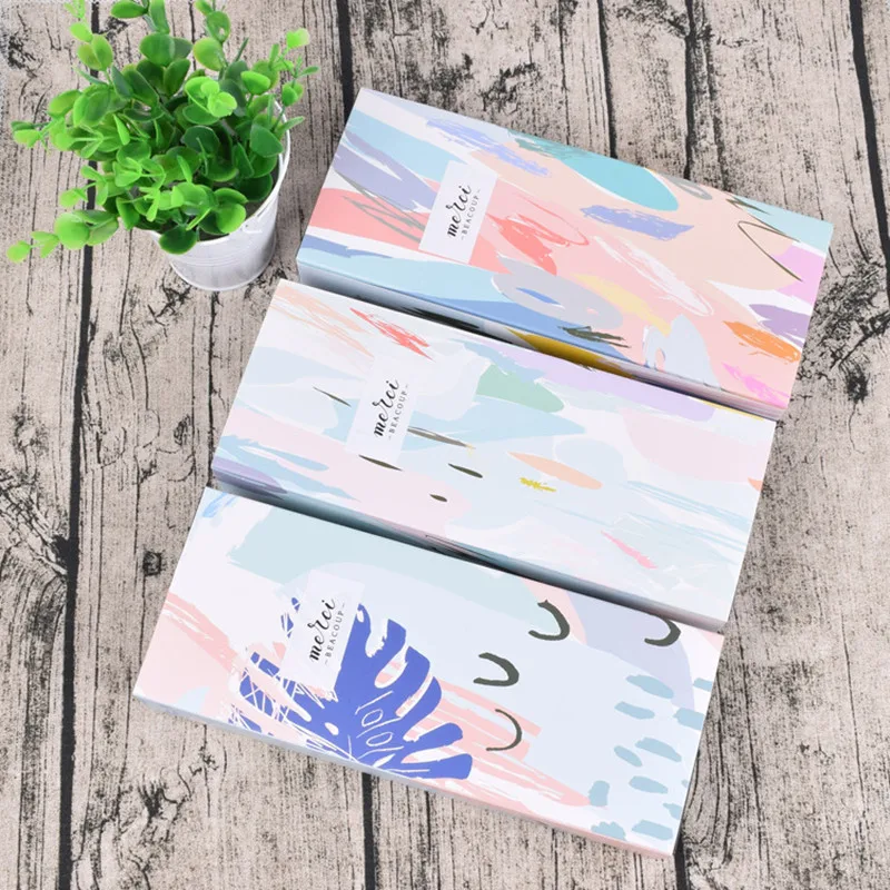 

10Pcs rsimple pattern 10 set Chocolate Paper Box valentine Christmas Birthday Party Gifts Packing Storage Boxes