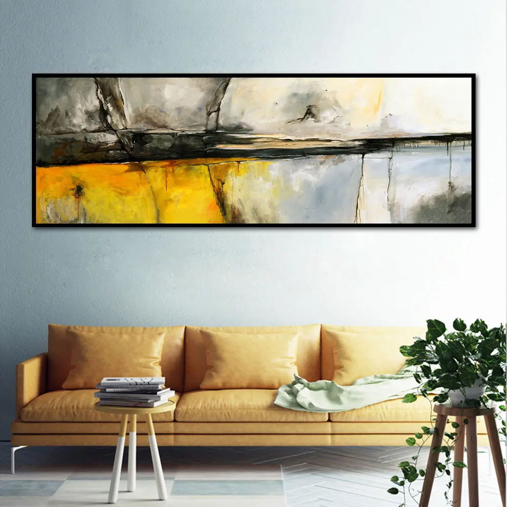 

Abstract Art Canvas Watercolor Print Painting Large Single Picture Hang Over Bed or Sofa Living Room Bedroom Wall Decor Unframed