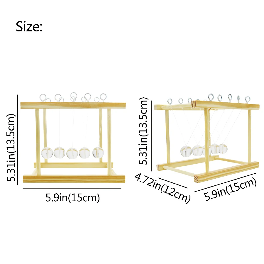 Ньютон маятник модель комплект Развивающие игрушки для детей научной подготовки Творческий эксперимент по физике игрушки DIY подарки для