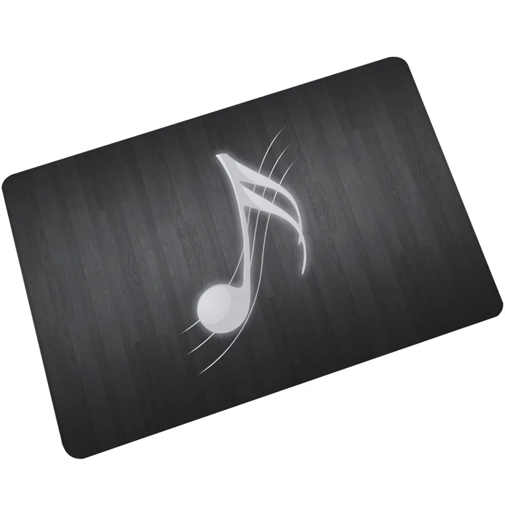 New Music Kitchen Carpet Door Mat Polyester Note Printing Flannel Bathroom Area Rugs Translucidus 19Jan17 P40 | Дом и сад