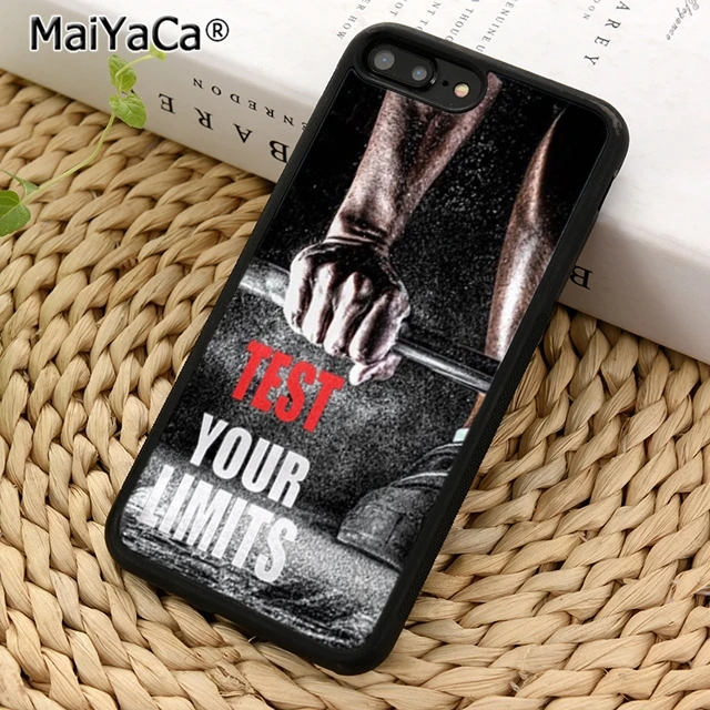 Чехол для телефона MaiYaCa тренировок в тренажерном зале с цитатой кроссфита iPhone 5 6 6s