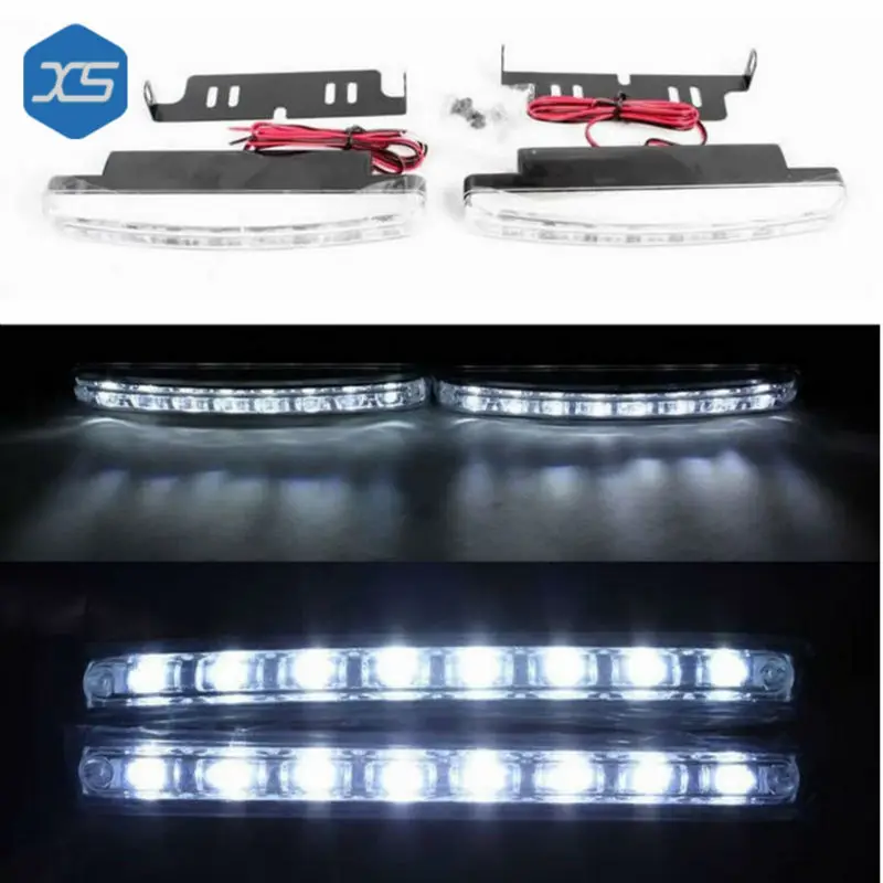 

Auto Accessories 8 Led Fog Lamp Replacement Car Driving Light Drl Led Bar Daytime Running Light Led Daytime Lights for Daihatsu