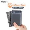 ROCK 18W Type C PD QC 3.0 Power Bank 10000mah Mini External Battery LED Display USB Quick Fast Charging Powerbank For Xiaomi Mi ► Photo 1/6