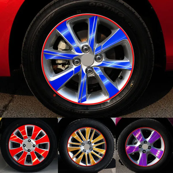 Ярко синий покрытием диски/наклейка колес/пленка для Toyota Yaris L Z2CA675|wheel sticker|for