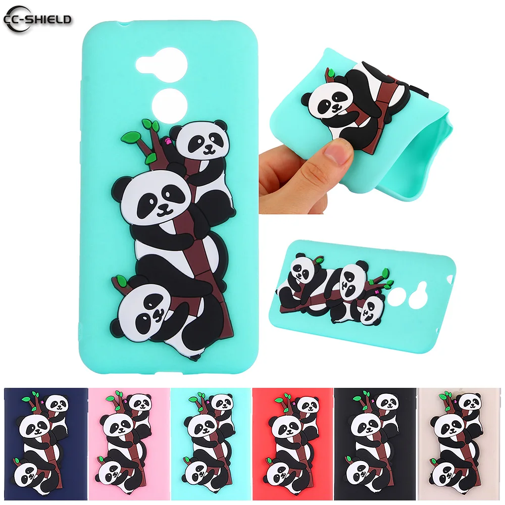 Case for Huawei Honor 6A 6 A DLI-L22 DLI-TL20 Coque Cute Panda Soft Silicone Cover for Huawei Honor A6 DLI L22 TL20 Fitted Case