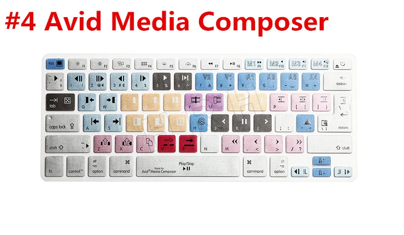 1 шт. Обложка для клавиатуры MacBook Air Pro Retina 13 15 17 дюймов|keyboard cover|avid media composer keyboardshortcut