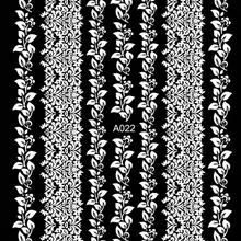 30 стилей! Мода 3D белый дизайн наклейки для ногтей