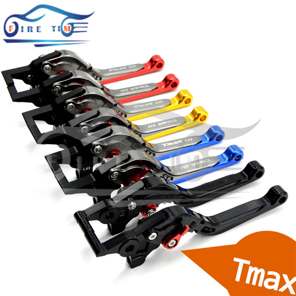 

Blue Motorcycle Brake Clutch Levers Foldable extendable CNC handlebar lever FOR YAMAHA TMAX 530 TMAX530 T-MAX530 T-MAX 530 2010