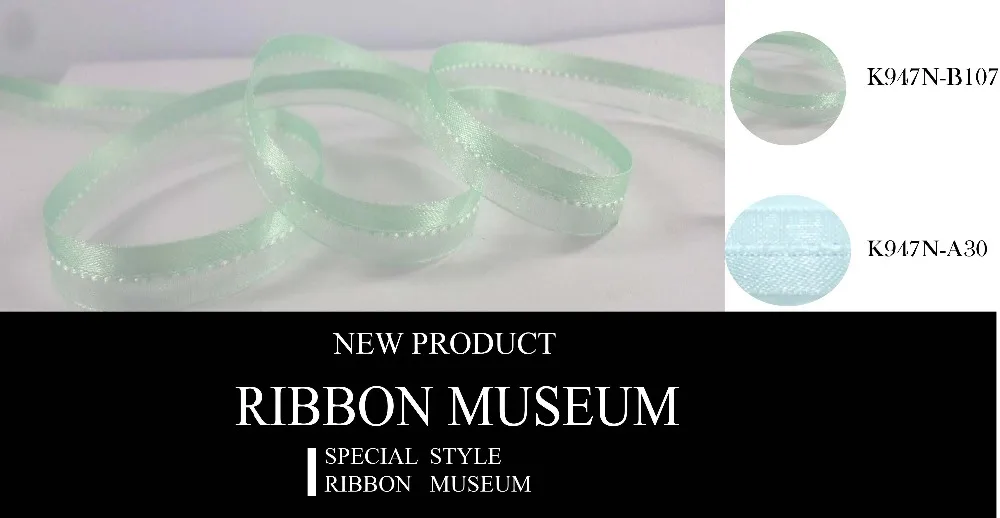 WOOW !!! NEW ARRIVAL Translucent Snow Yarn Ribbon Handicraft Polyester Ribbon 9MM x 5 Yards Made