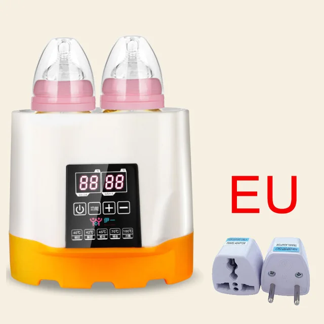 Автоматическая бутылочка для кормления, многофункциональная бутылочка, подогреватель еды, стерилизатор, универсальная бутылка, стерилизатор, теплое молоко - Цвет: EU