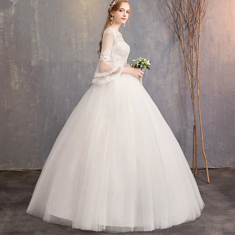 slim elegant wedding dresses