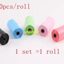 200 компл./лот = 4000 шт Быстрая 20 шт/рулон чистый цвет биоразлагаемые, для домашних животных, собак для отходов, с лапками сумки для собачек