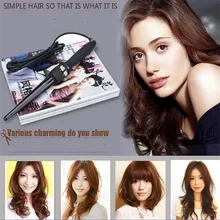 Профессиональный электрический щипцы для завивки волос роликовый парикмахерский стайлер керамический вращающийся Вэйвер палочка для укладки волос салонный бигуди для укладки