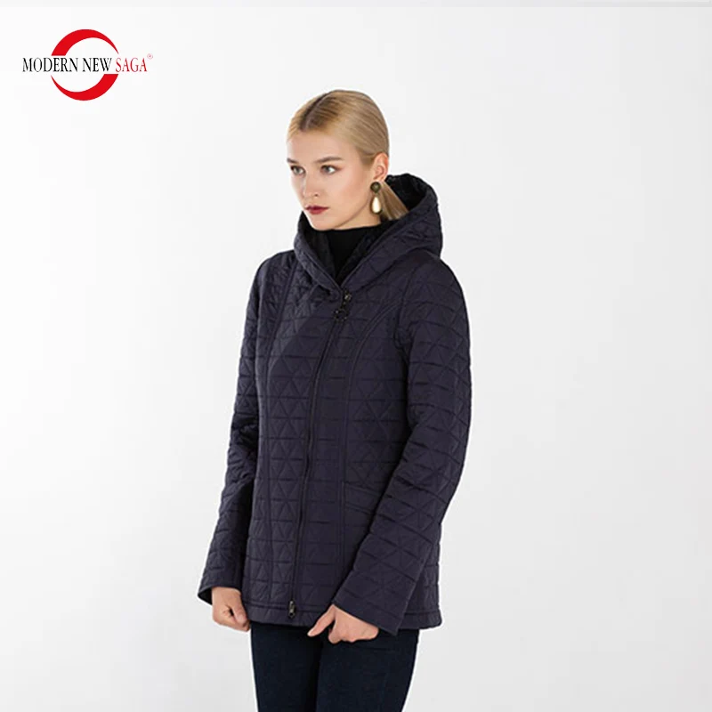 MODERN NEW SAGA 2019 New Autumn Collection Womens Short Jacket Female Hooded Jacket Warm Parkas Office Lady Casual Jackets