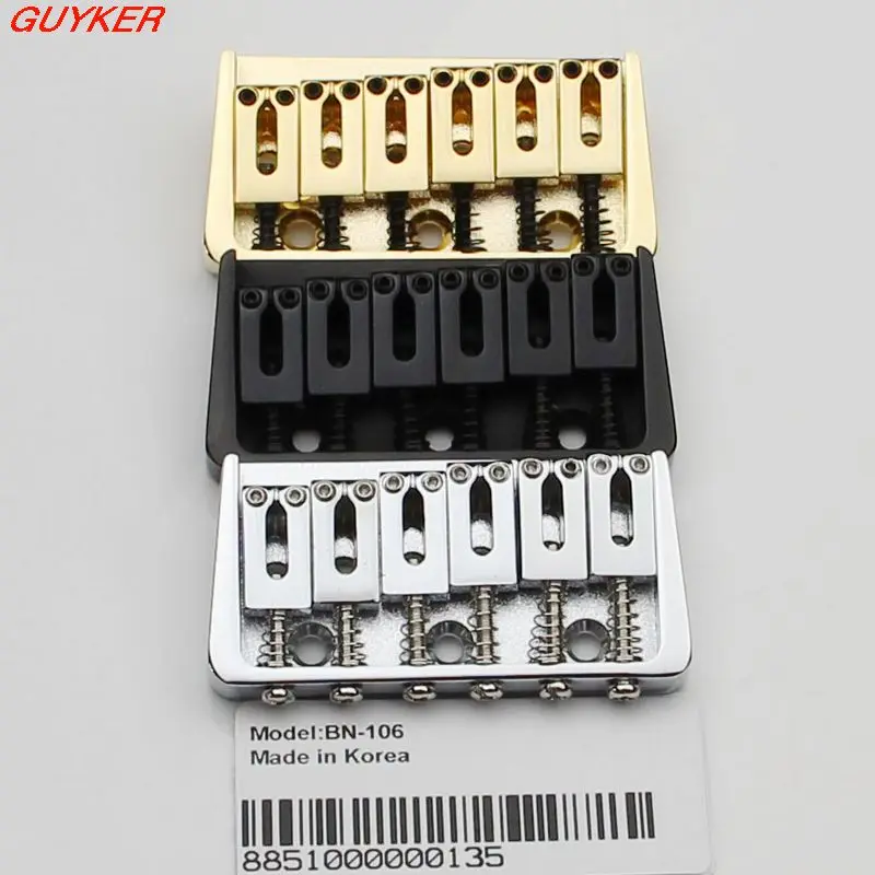 

6 string electric guitar hard high-grade Bridge Bridge in Chrome, Black or Gold