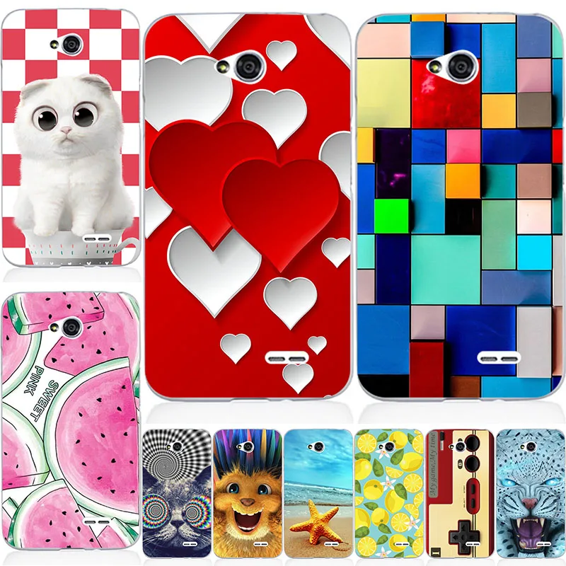 

June Fashion Cat printed Case For LG Optimus L70 L65 D325 MS323 D329 D320N D285 D280 L 70 65 Case Cover For LG L70 Phone case