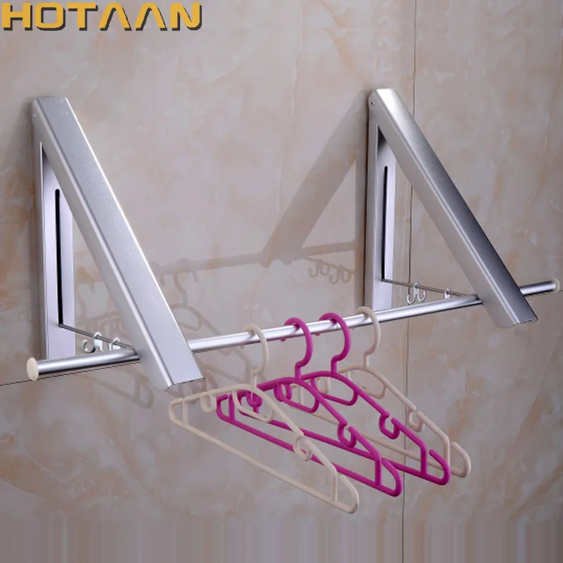 free shipping aluminium wall hanger retractable indoor clothes hanger clothes towel rack bathroom laundry rack clothes - Clothes Wall Hanger free shipping aluminium wall hanger retractable indoor clothes hanger clothes towel rack bathroom laundry rack clothes - Clothes Wall Hanger