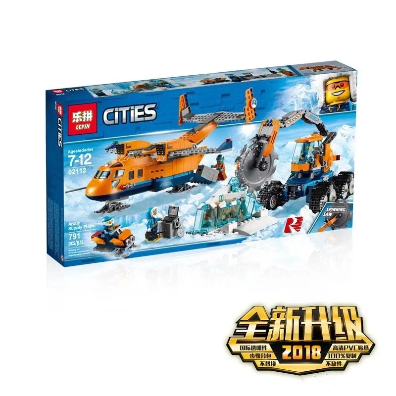 

Lepin City Arctic Sets 02112 02113 Compatible Legoingly 60196 60204 Model Building Kits Plane Blocks Bricks kids Education toys