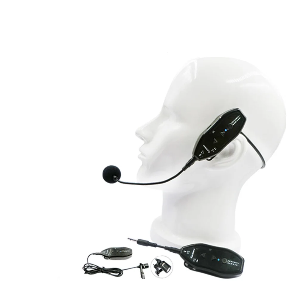 

professional 2.4G FM Wireless Microphone Stage Teaching Guiding HD Loudspeaker Head-mounted/ Handheld/ Earphone Set Available