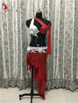 

Bellydance oriental Belly Indian gypsy dance dancing costume costumes clothes bra belt chain scarf ring skirt dress set suit 028