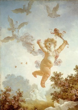 

Wholesale Canvas printed World Famous classic painting Little Angel Cupid, reproducted on Cotton canvas as gift free shipping