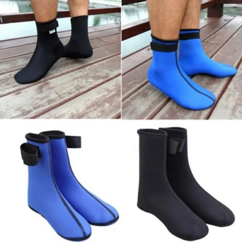

New 1 Pair 3MM Neoprene Diving Scuba Surfing Swimming Socks Water Sports Snorkeling Boots Swimming Accessories #919