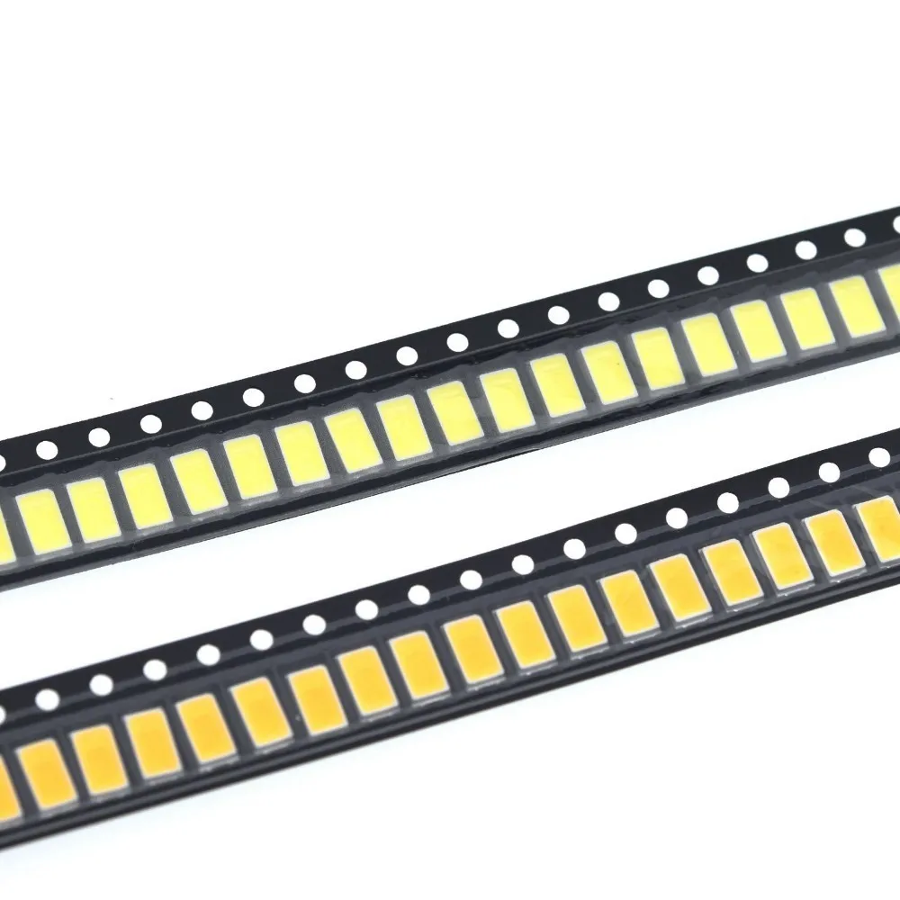 100 шт 5630/5730-CW/WW 0.5W-150Ma 50-55lm 6500K белый светильник SMD 5730 5630 Светодиодный 5730 Диоды(3,2~ 3,4 в