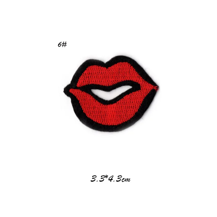 mouth lips patches for clothes 4