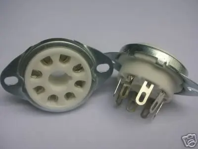 5x EL34 KT88 274B 6550A 8 контактные трубчатые керамические розетки 8PCA|socket a|socket 8socket tube |