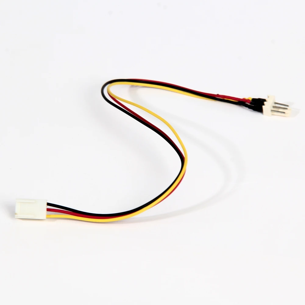 10pcs 12V 3-Pin Male to 3-pin Female PC Fan Power Extension Lengthen Cable